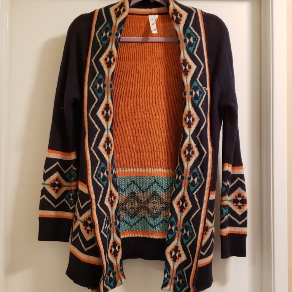 Pink Owl sz Large Cardigan